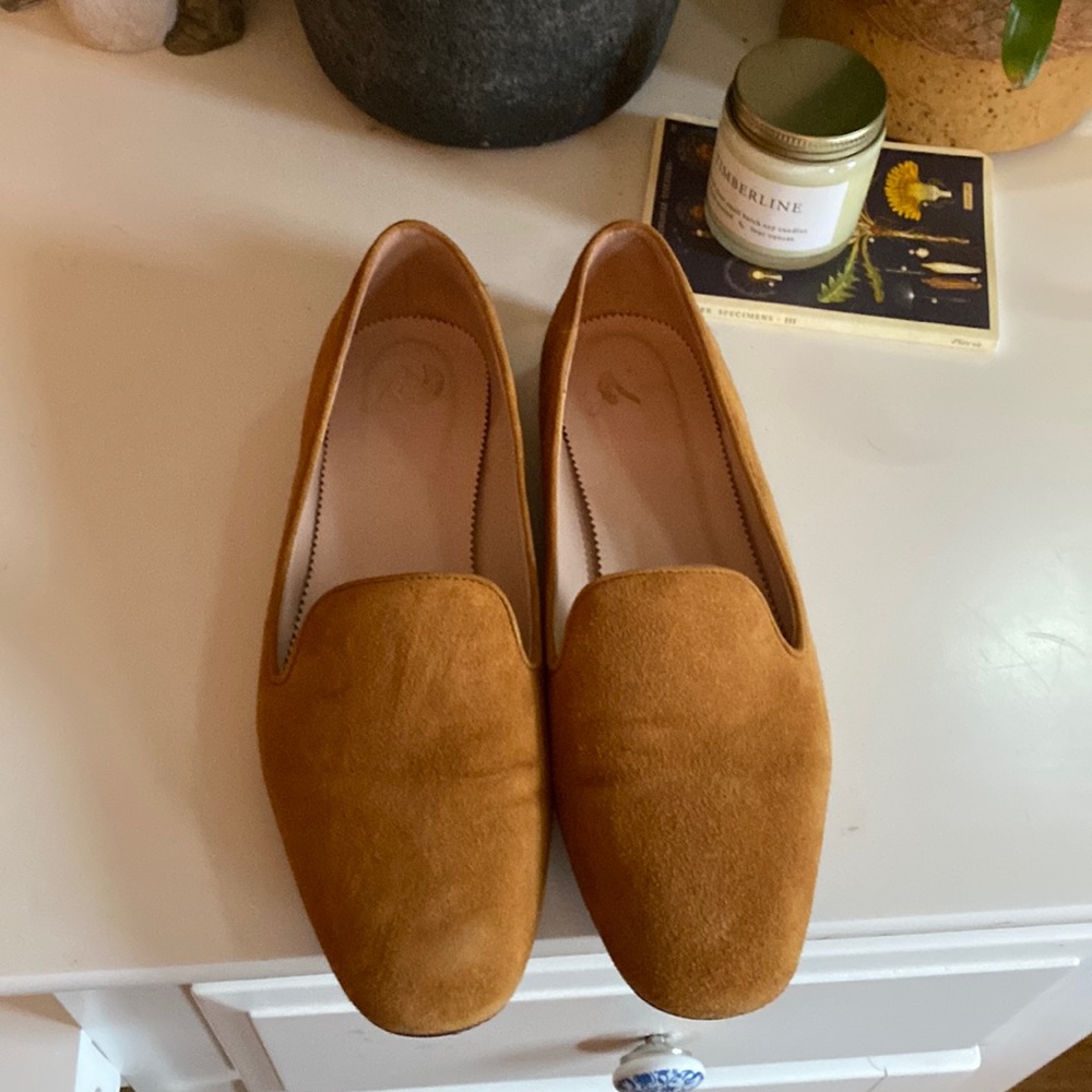 J Crew Flats in Mustard